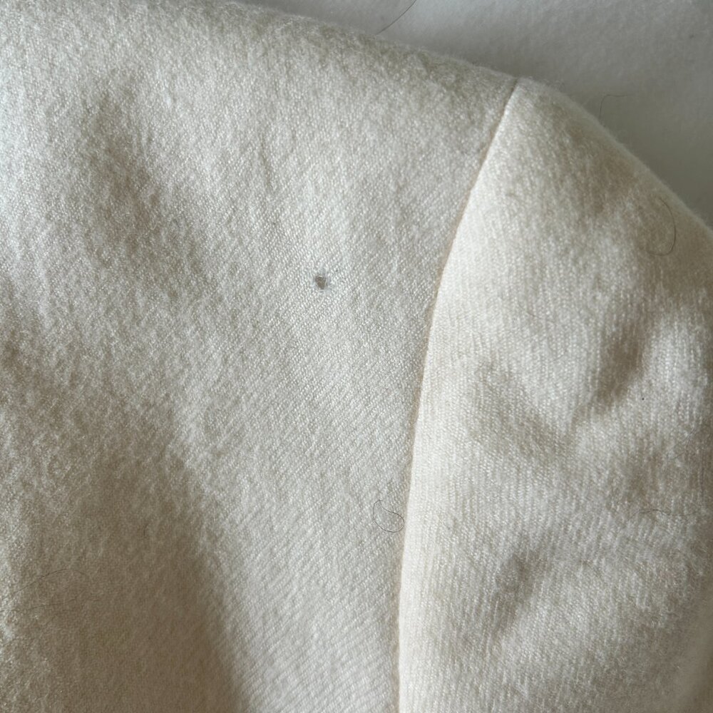 Vintage Pendleton 100% Virgin Wool Blazer - Winter White - Picture 11 of 16